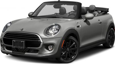 Convertible with black alloy wheels and soft top roof