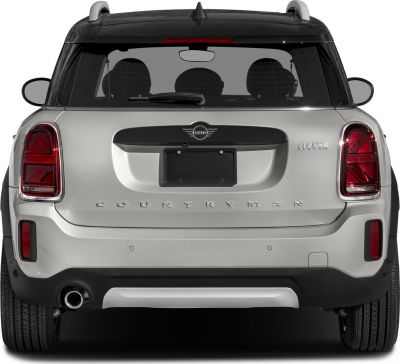 Compact SUV rear view with distinct taillights and rear branding