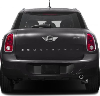 Rear view with distinct tail lights and emblem details