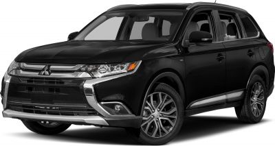 Front and side view of modern SUV with alloy wheels