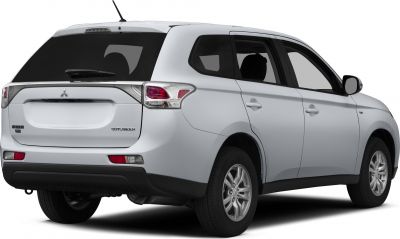 Rear side view of SUV with distinct taillights and alloy wheels