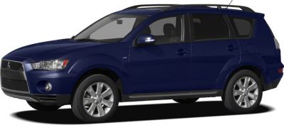Side view of blue mid-size SUV with roof rails and alloy wheels