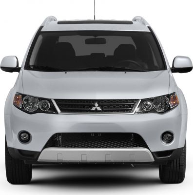 Front fascia with grille, headlights, and fog lights