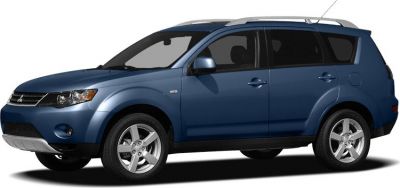 Blue mid-size SUV side profile with alloy wheels and roof rails