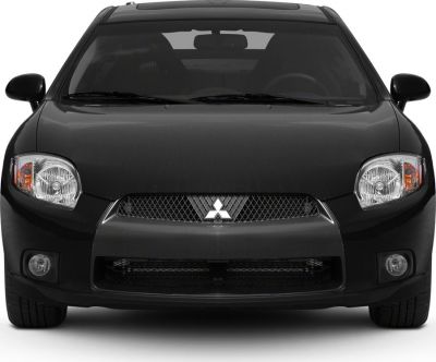 Front view showing headlights, grille, and hood shape