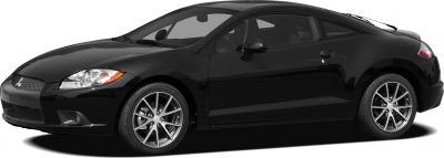 Black coupe with alloy wheels, side profile