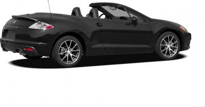 Convertible coupe with sporty alloy wheels side profile
