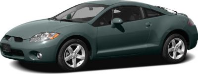 Green coupe with sleek body and five-spoke alloy wheels