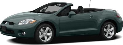 Convertible sports coupe with retractable soft top and two-door layout