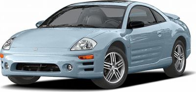Coupe front 3-4 view with headlights and aerodynamic shape