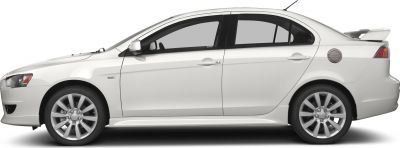 Side profile with rear spoiler and alloy wheels