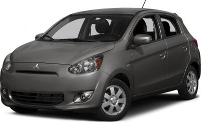 Compact hatchback front side with headlights and alloy wheels
