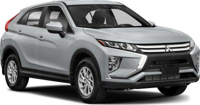 Front and side view with angular headlights and body design