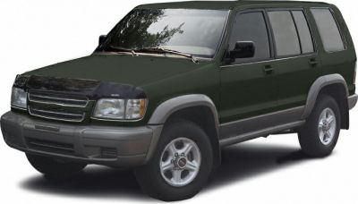 Boxy SUV with distinctive front grille and rugged exterior