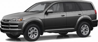 Rugged, boxy SUV side profile with five doors and prominent fender arches
