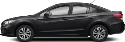 Side view of a sleek sedan with alloy wheels and smooth body lines