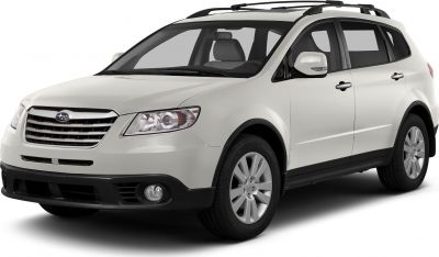White SUV with alloy wheels and roof rails front side view