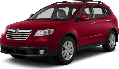 SUV with chrome horizontal grille and integrated fog lights