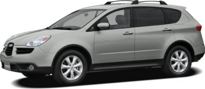 Front and side view of mid-size SUV with roof rack and alloy wheels