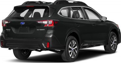Rear and side profile with LED tail lights and roof rails