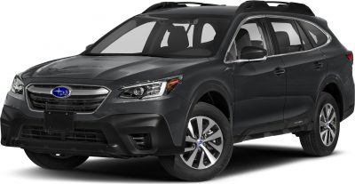 Front-side view of mid-size SUV with LED headlights and roof rails