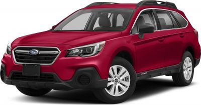 Red crossover SUV front-side view with modern headlights and black roof rails