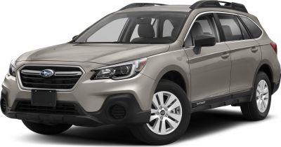 Front-side view of crossover with distinct grille and headlamps
