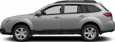 Side profile of silver wagon with alloy wheels and roof rails