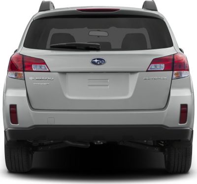 Rear view with 4WD badge, roof rails, taillights, rear wiper