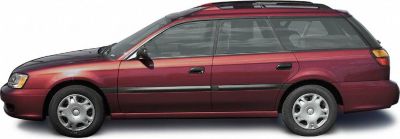 Elongated station wagon side profile with facelift details.