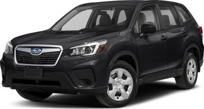 Front side exterior view with wheel and headlight details of a black 2019 SUV