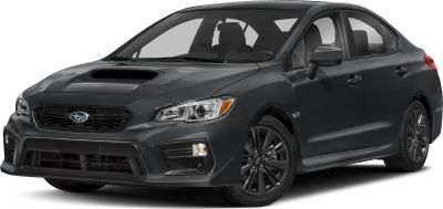 Aggressive front with hood scoop and sporty grille