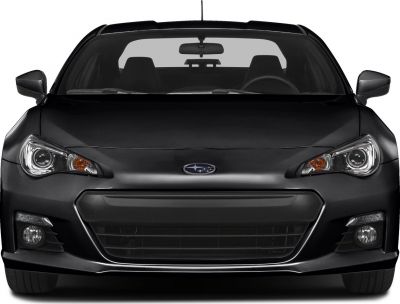 Front view with headlights and grille