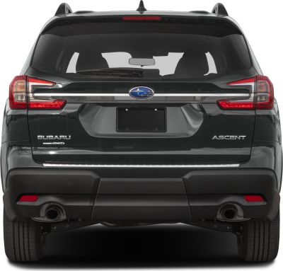 LED tail lights and dual exhaust visible on SUV rear view.