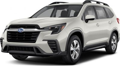 Front fascia with redesigned headlights and black grille of modern SUV