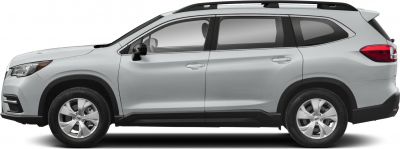 Side profile of SUV with roof rails and tinted windows