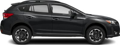 Side profile of a compact crossover SUV with alloy wheels.