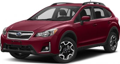 Crossover SUV with alloy wheels and roof rails