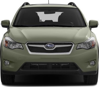 Front view showing grille, headlights, roof rails, and fog lights