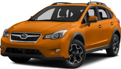 Orange compact SUV with black trim, alloy wheels, and roof rails