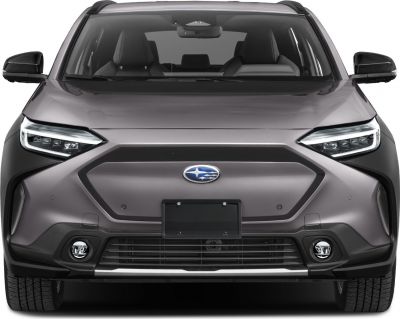 Front view with distinct headlights and bold grille design