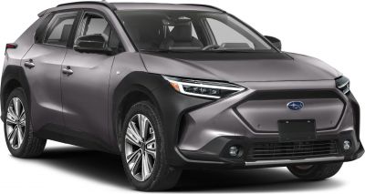 Electric SUV front and side with sleek headlamps and alloy wheels