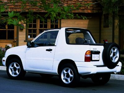 1989 Suzuki Vitara Cabrio (ET,TA) 3/4 rear-left view