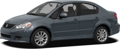 Sleek four-door sedan with alloy wheels and modern headlights
