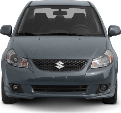Front view with grille and headlight focus
