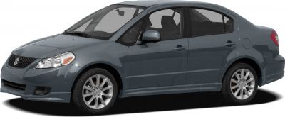 Front-side view of a compact sedan with alloy wheels