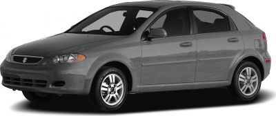 Compact 5-door hatchback side view with alloy wheels