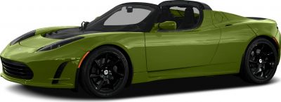 Green sports convertible with aerodynamic body and black alloy wheels