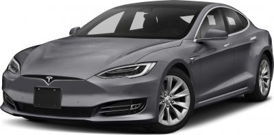 Front three-quarter view with LED headlights and sleek aerodynamic design