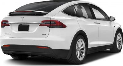 Rear side view with spoiler and LED taillights